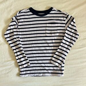 Kids 8/10 lightweight striped knit sweater